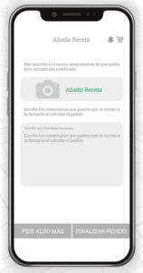 Telefarmacia App - Añadir receta de medicamento